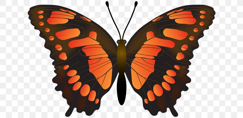 Monarch Butterfly Clip Art, PNG, 640x400px, Watercolor, Cartoon, Flower, Frame, Heart Download Free