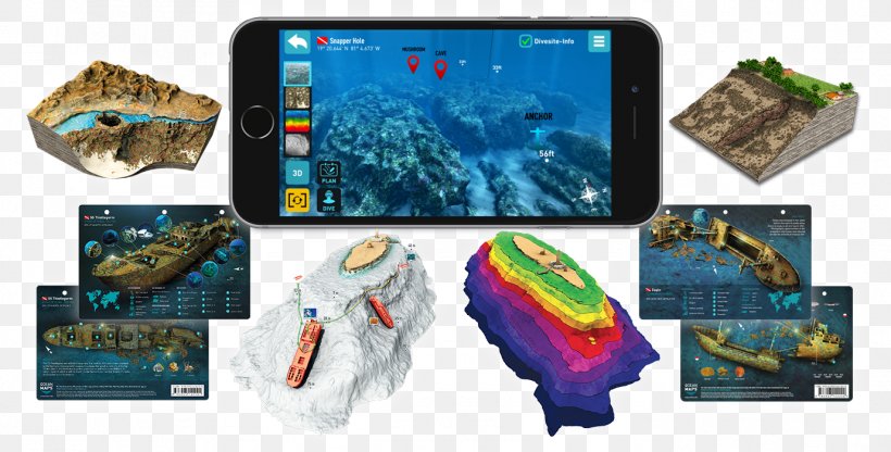 Ocean Maps GmbH Underwater Geographic Information System Visualization, PNG, 1379x700px, Map, Deepsea Exploration, Electronics, Gadget, Geographic Information System Download Free