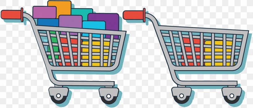 Product Design Shopping Cart Line Technology, PNG, 2363x1017px, Shopping Cart, Cart, Cartoon, Mode Of Transport, Shopping Download Free