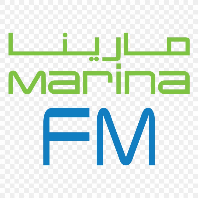 Marina FM Kuwait FM Broadcasting Logo Radio Station, PNG, 1000x1000px, Kuwait, Area, Brand, Diagram, Fm Broadcasting Download Free