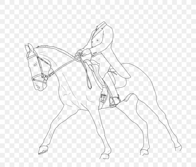 Mule Dutch Warmblood Bridle Line Art Sketch, PNG, 900x768px, Mule, Arm, Art, Artwork, Black And White Download Free