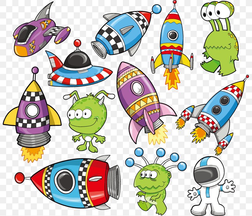 Outer Space Royalty-free Spacecraft Clip Art, PNG, 801x701px, Outer Space, Artwork, Astronaut, Cartoon, Fotosearch Download Free