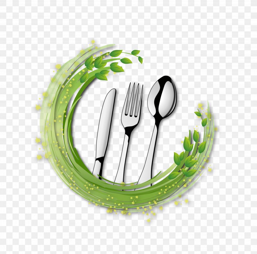 Vegetarian Cuisine Menu Cutlery, PNG, 3711x3663px, Vegetarian Cuisine, Cutlery, Dish, Fork, Grass Download Free