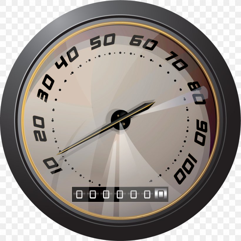 Car Speedometer Download Clip Art, PNG, 1007x1007px, Car, Clock, Dashboard, Gauge, Hardware Download Free