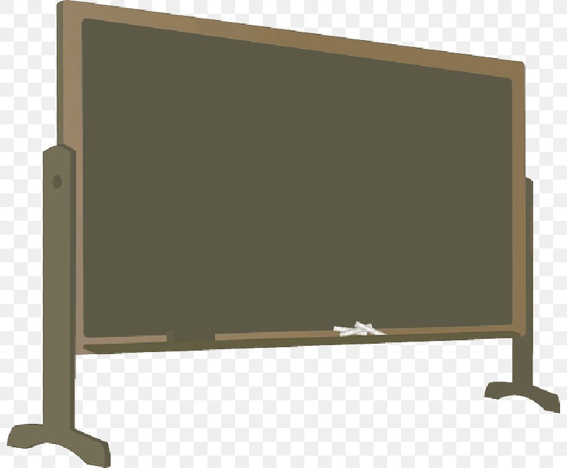 Blackboard With Stand Vector Graphics Clip Art, PNG, 800x678px, Blackboard, Chalkboard Eraser, Computer Monitor Accessory, Drawing, Furniture Download Free