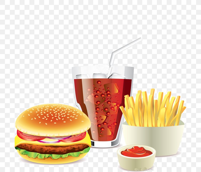 Hamburger Hot Dog Fast Food French Fries Cheeseburger, PNG, 700x700px, Hamburger, American Food, Cheeseburger, Cola, Drink Download Free