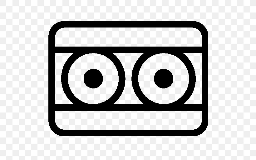 Tape Drives Tape Library Compact Cassette, PNG, 512x512px, Tape Drives, Black And White, Compact Cassette, Digital Linear Tape, Emoticon Download Free