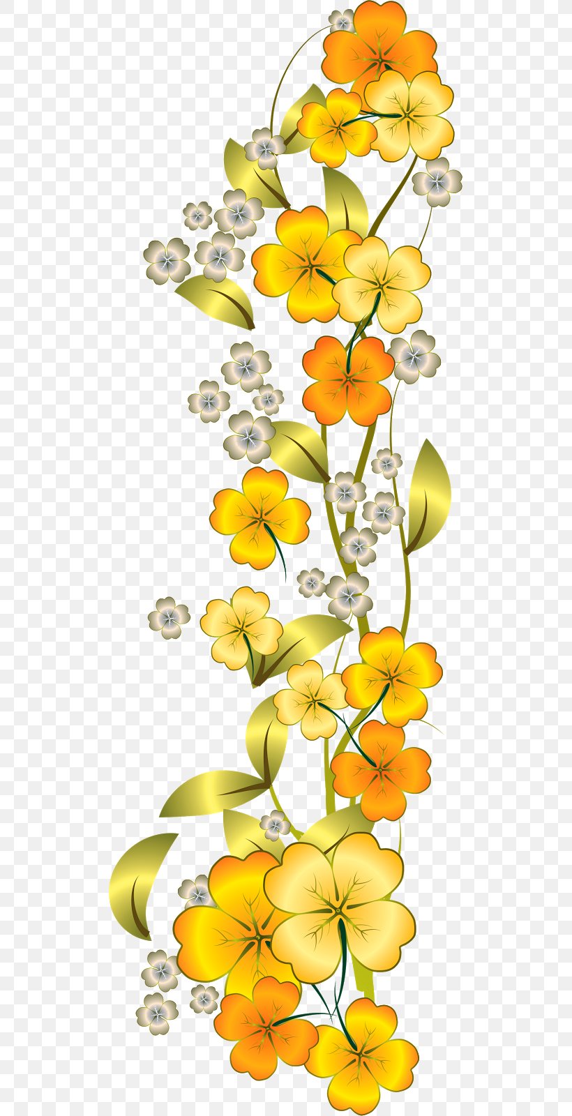Clip Art Flower Yellow Image, PNG, 507x1600px, Flower, Blue, Branch, Cut Flowers, Flora Download Free
