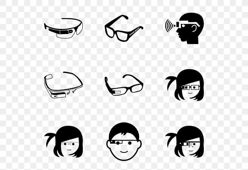 Drawing Google Glass Graphic Design, PNG, 600x564px, Drawing, Art, Black, Black And White, Brand Download Free