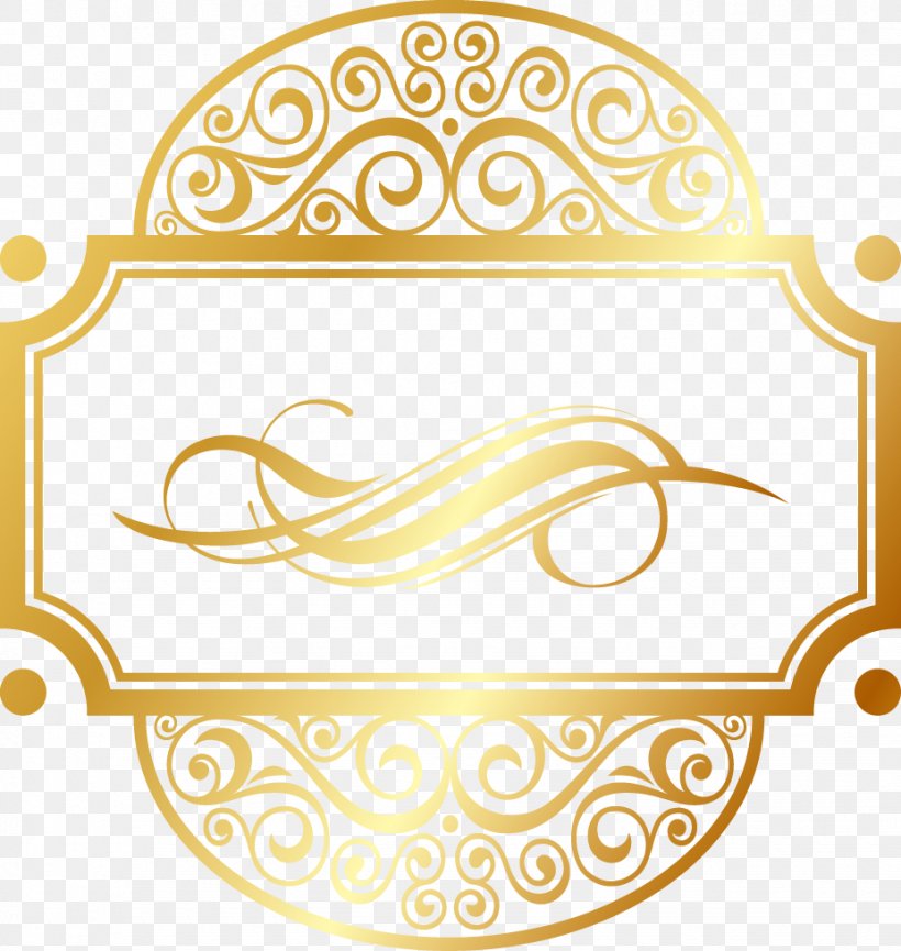 Euclidean Vector, PNG, 927x978px, Gold, Adobe Systems, Area, Gold Frame, Line Art Download Free