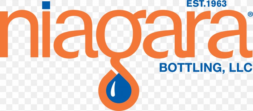 Logo Niagara Bottling Race Sponsor Organization Brand, PNG, 2337x1033px, Logo, Area, Bottle, Bottled Water, Brand Download Free