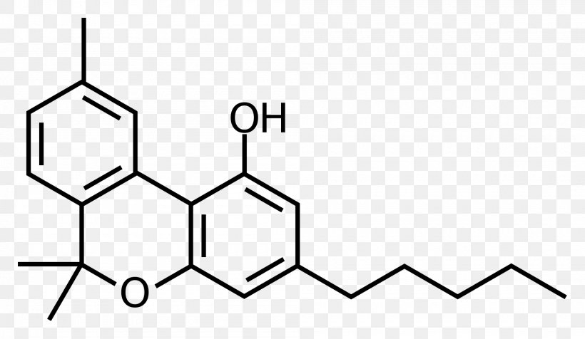 Tetrahydrocannabinol Cannabinoid Cannabidiol Cannabigerol, PNG, 2000x1163px, Cannabinol, Area, Black, Black And White, Brand Download Free