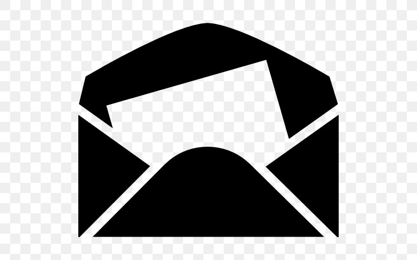 Letter Download Envelope Paper, PNG, 512x512px, Letter, Black, Black And White, Brand, Email Download Free