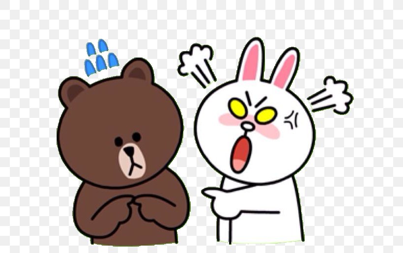 Line Friends Sticker Computer Art Club, PNG, 640x515px, Watercolor, Cartoon, Flower, Frame, Heart Download Free