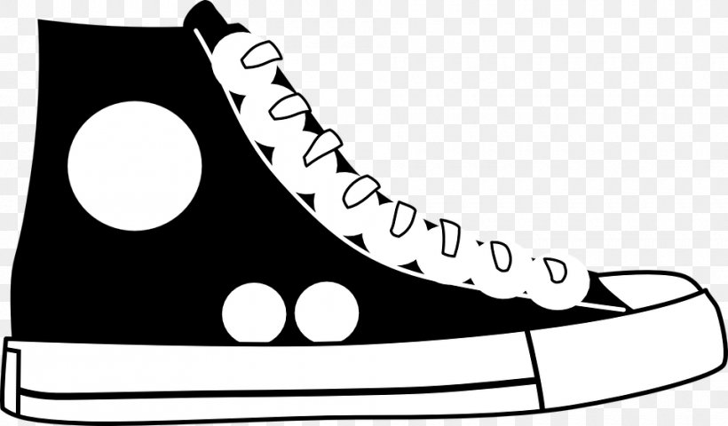 Sneakers Shoe Vector Graphics Clip Art Converse, PNG, 960x562px, Sneakers, Art, Athletic Shoe, Basketball Shoe, Black Download Free