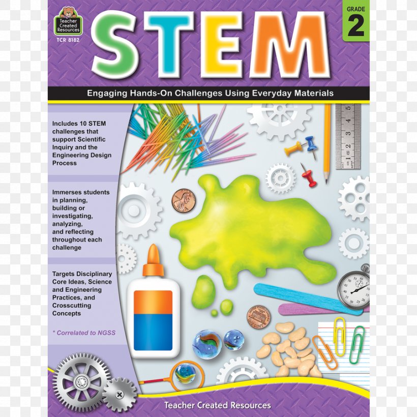 STEM: Engaging Hands-On Challenges Using Everyday Materials Science, Technology, Engineering, And Mathematics Resource, PNG, 900x900px, Science, Art Paper, Book, Educational Stage, Fifth Grade Download Free