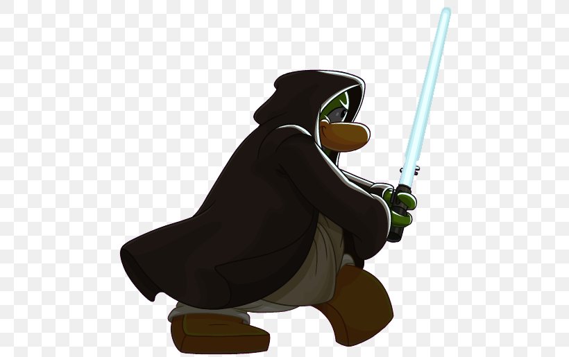 Penguin Obi-Wan Kenobi Luke Skywalker Chewbacca Jedi, PNG, 563x515px, Penguin, Chewbacca, Club Penguin, Flightless Bird, Jedi Download Free