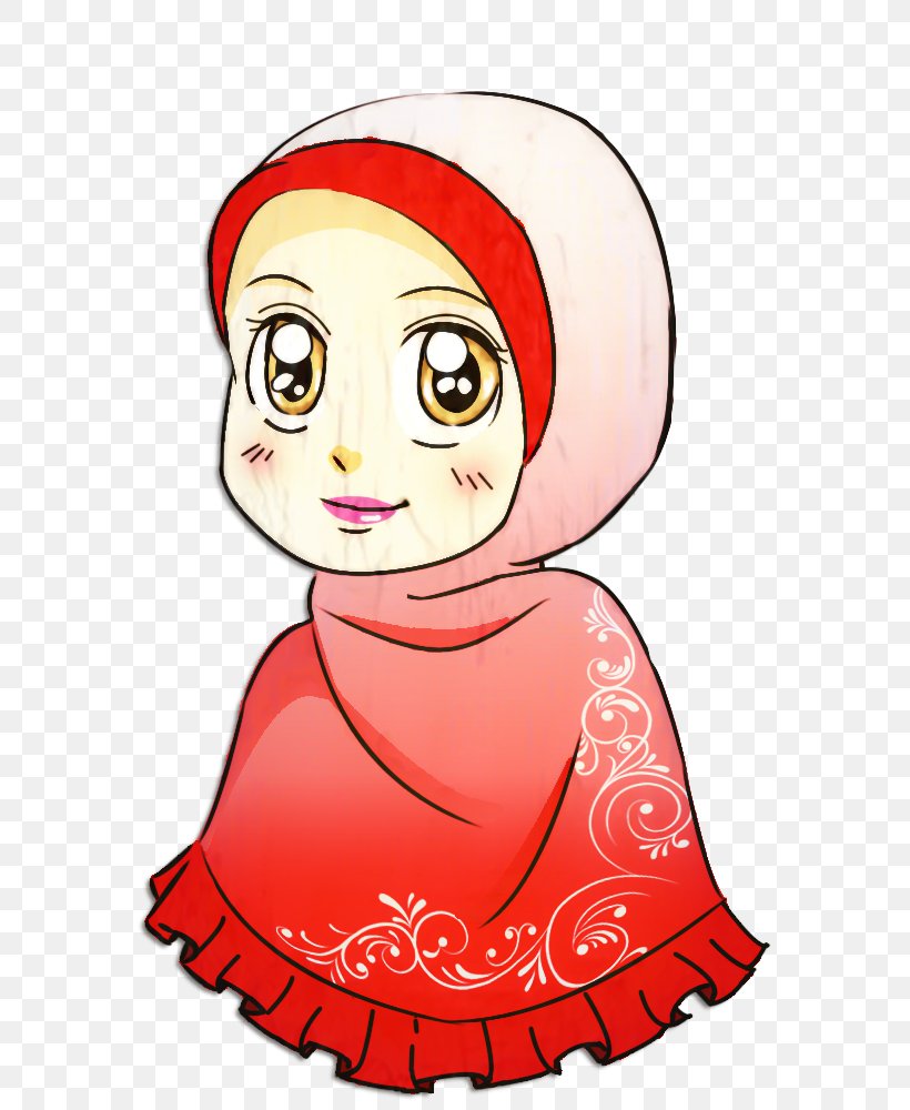 Clip Art Hijab Muslim Women In Islam Cartoon, PNG, 590x1000px, Hijab, Art, Cartoon, Cheek, Child Download Free