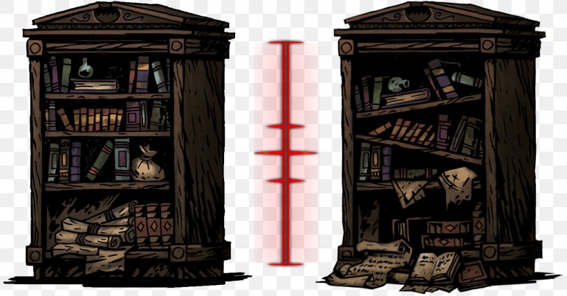 Darkest Dungeon Bookcase Dungeon Crawl Video Game, PNG, 1435x752px, Darkest Dungeon, Book, Bookcase, Dungeon, Dungeon Crawl Download Free