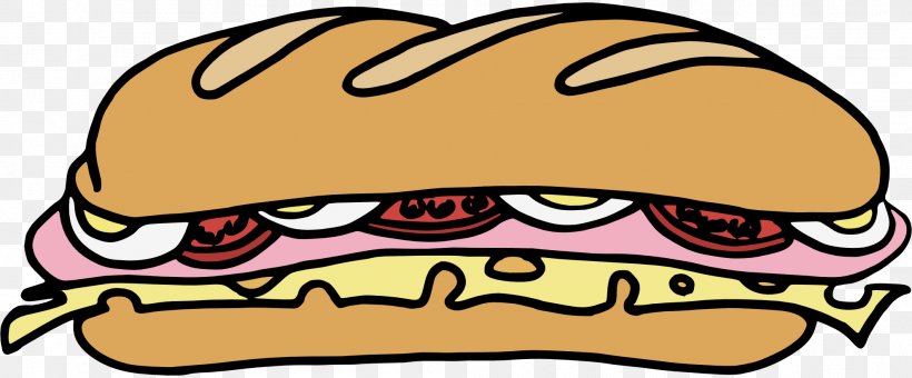 Submarine Sandwich Delicatessen Bacon Sandwich Clip Art, PNG, 1979x822px, Submarine Sandwich, Artwork, Bacon Sandwich, Breakfast, Cheese Download Free
