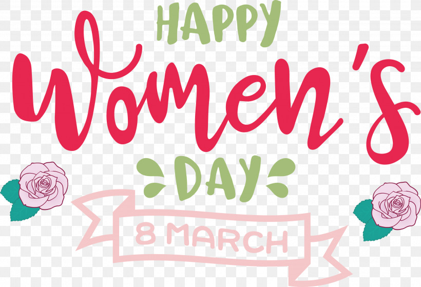 Womens Day Happy Womens Day, PNG, 3000x2048px, Womens Day, Floral Design, Happy Womens Day, Logo, Meter Download Free