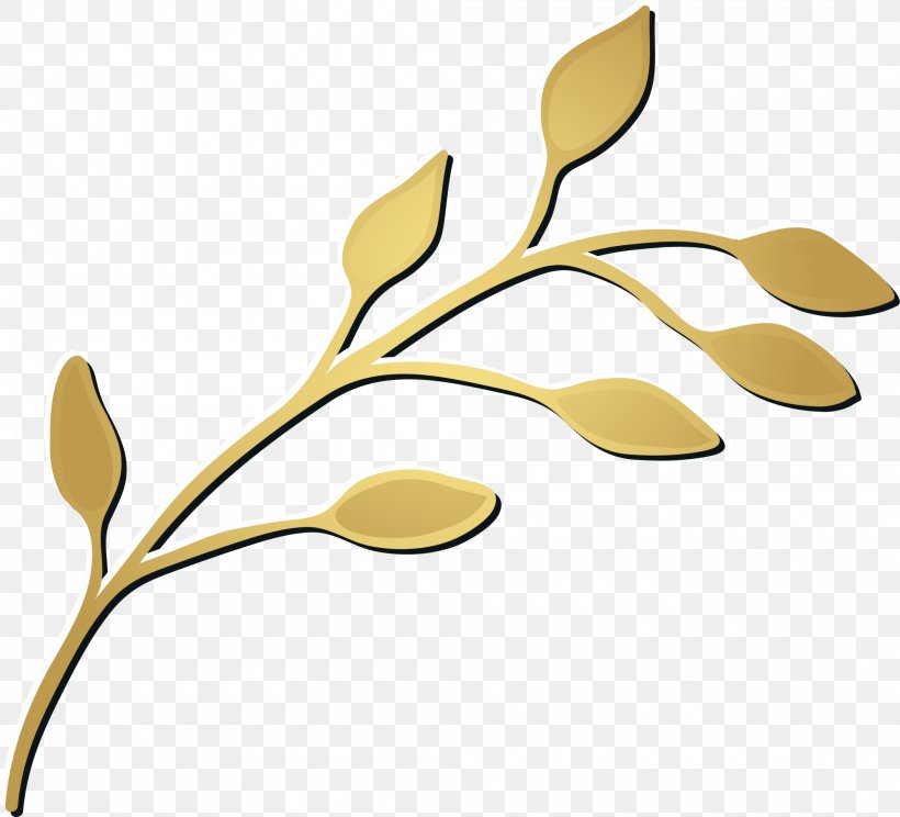 Branch Leaf Gold Clip Art, PNG, 2000x1817px, Branch, Cutlery, Gold, Gold Leaf, Leaf Download Free