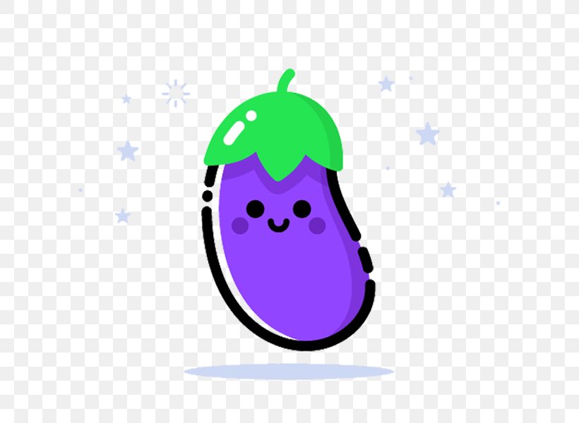 Eggplant Cartoon, PNG, 600x600px, Eggplant, Cartoon, Dribbble, Fruit, Green  Download Free