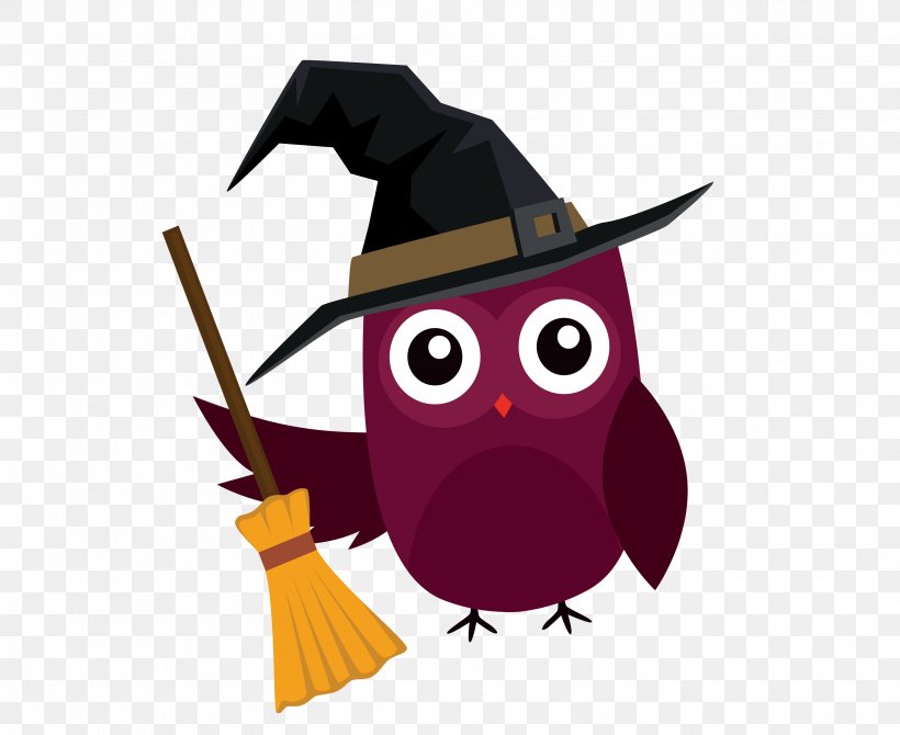 Owl Halloween Cartoon Illustration, PNG, 3108x2542px, Owl, Beak, Bird, Bird Of Prey, Cartoon Download Free