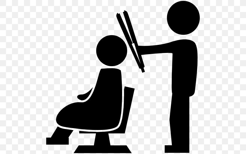 Comb Hair Cosmetologist Washing Barber, PNG, 512x512px, Comb, Artwork, Barber, Beauty Parlour, Black And White Download Free