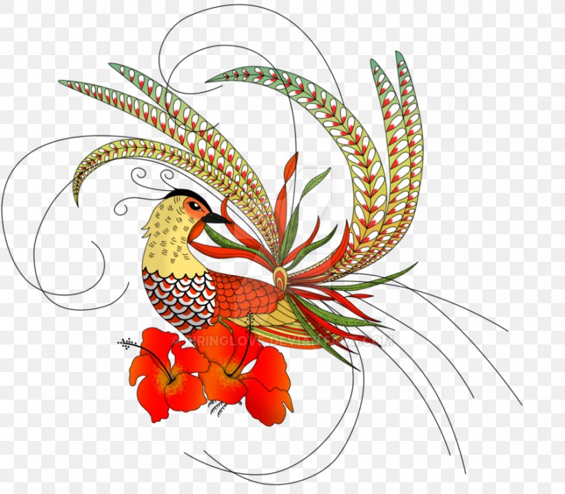 Rooster Floral Design Clip Art, PNG, 900x787px, Rooster, Art, Beak, Bird, Chicken Download Free
