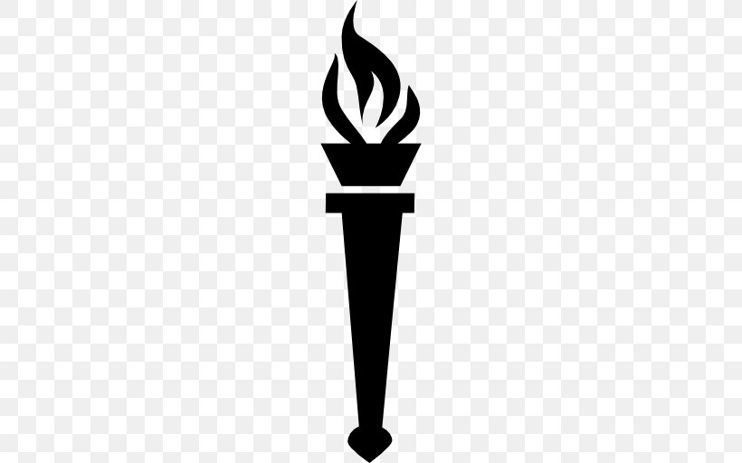 Torch Flame Clip Art, PNG, 512x512px, Torch, Black And White, Drawing, Fire, Flame Download Free
