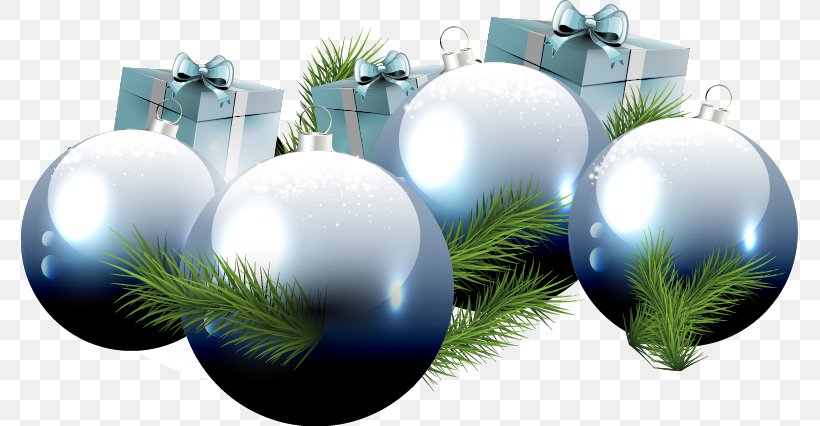 Christmas Ornament Gift Blue Ball, PNG, 777x426px, Christmas Ornament, Ball, Blue, Bolas, Gift Download Free