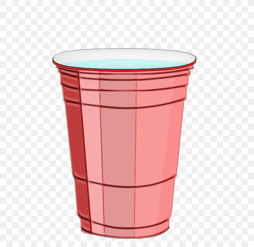 Red Tumbler Plastic Cup Cylinder, PNG, 627x800px, Watercolor, Bucket, Cup, Cylinder, Drinkware Download Free