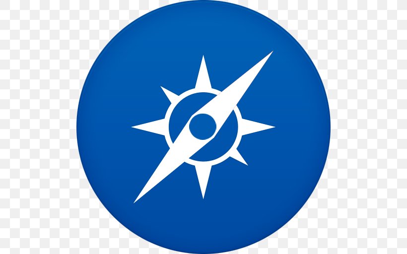 Electric Blue Star Symbol Logo, PNG, 512x512px, Safari, Blue, Desktop Environment, Electric Blue, Ios 7 Download Free