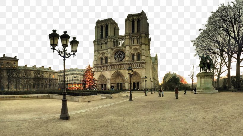 Notre-Dame De Paris Eiffel Tower Arc De Triomphe Gothic Architecture Wallpaper, PNG, 1920x1080px, Notredame De Paris, Arc De Triomphe, Building, Cathedral, Display Resolution Download Free