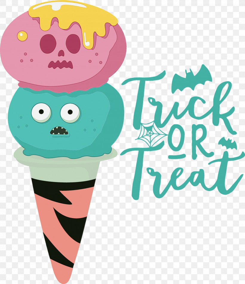 Ice Cream, PNG, 2579x3000px, Trick Or Treat, Cone, Geometry, Halloween, Happiness Download Free