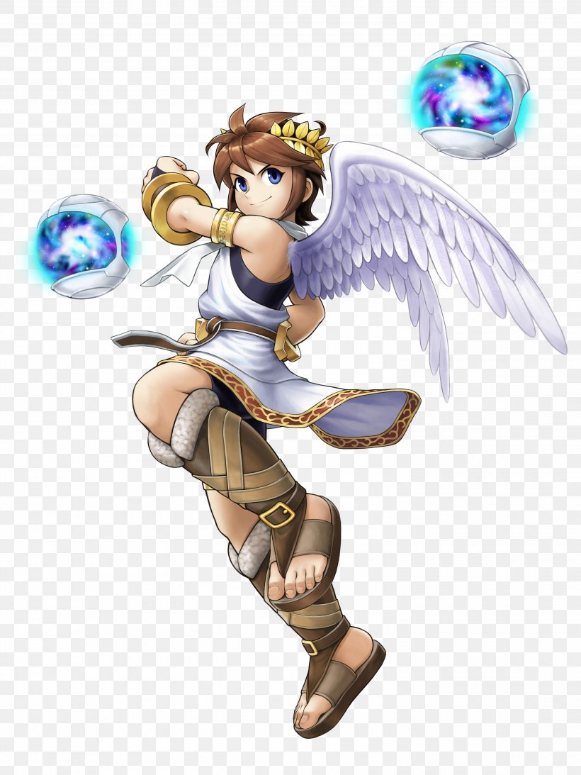 Kid Icarus: Uprising Pit Video Game Palutena, PNG, 3000x4000px, Watercolor, Cartoon, Flower, Frame, Heart Download Free