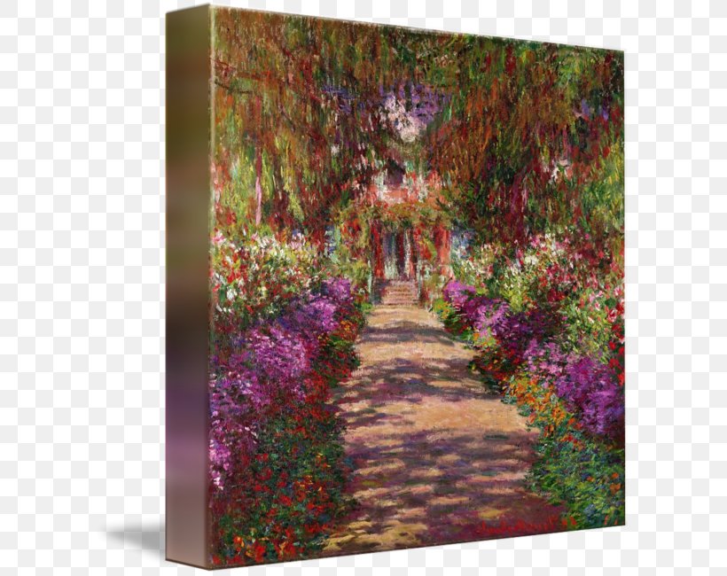 Water Lilies The Water Lily Pond Fondation Monet In Giverny The Japanese Footbridge, PNG, 606x650px, Water Lilies, Acrylic Paint, Art, Artist, Canvas Download Free