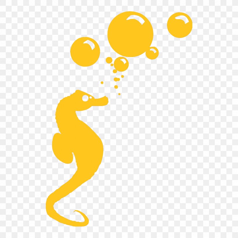 Yellow Seahorse Clip Art, PNG, 1080x1080px, Yellow, Seahorse Download Free