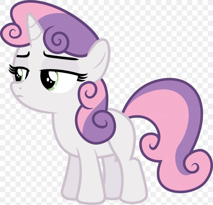 Sweetie Belle Rainbow Dash Pony Apple Bloom Rarity, PNG, 3374x3251px, Watercolor, Cartoon, Flower, Frame, Heart Download Free