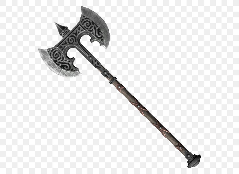 The Elder Scrolls V: Skyrim Battle Axe Weapon Sword Mace, PNG, 600x600px, Elder Scrolls V Skyrim, Axe, Battle Axe, Classification Of Swords, Combat Download Free
