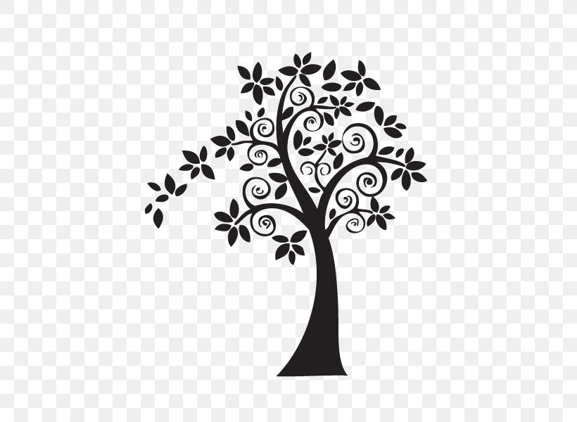 Tree Of Life Sticker Branch Wall Decal, PNG, 600x600px, Tree, Adhesive, Black And White, Branch, Drawing Download Free