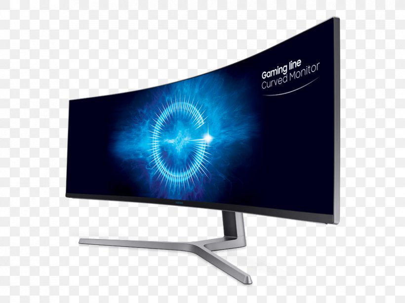LED-backlit LCD Computer Monitors Samsung CHG90 Quantum Dot Display LCD Television, PNG, 826x620px, Ledbacklit Lcd, Advertising, Brand, Computer Monitor, Computer Monitor Accessory Download Free
