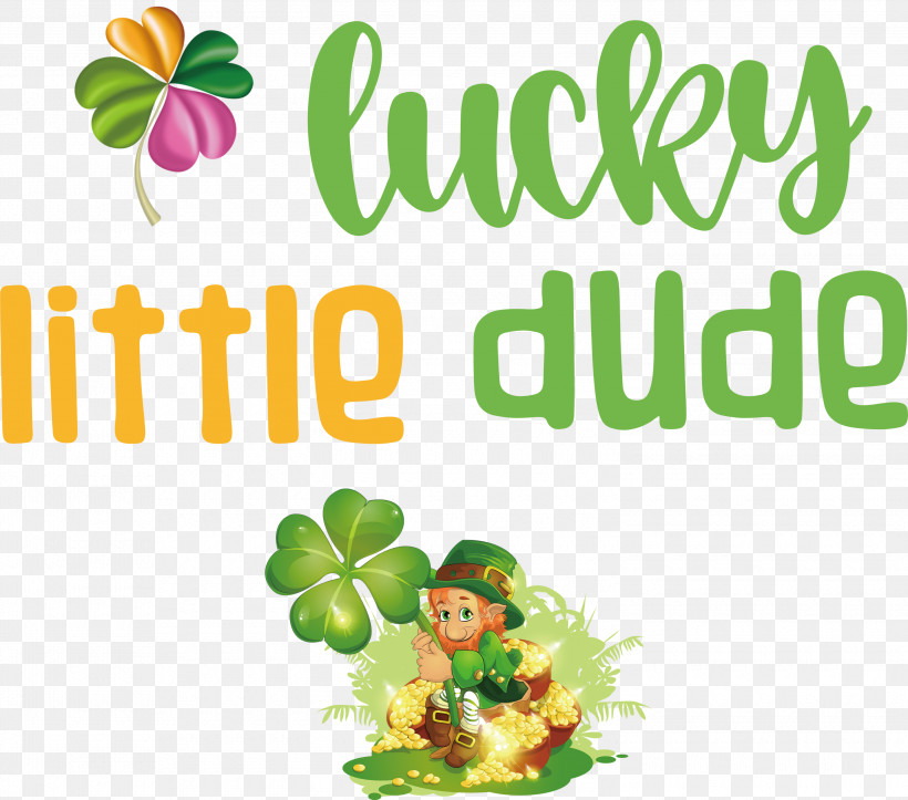 Lucky Little Dude Patricks Day Saint Patrick, PNG, 3000x2648px, Patricks Day, Flower, Fruit, Green, Leaf Download Free