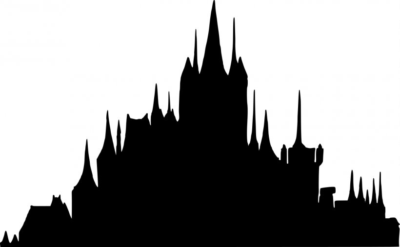 Silhouette Castle Clip Art, PNG, 1448x896px, Silhouette, Black And White, Castle, Diagram, Image File Formats Download Free