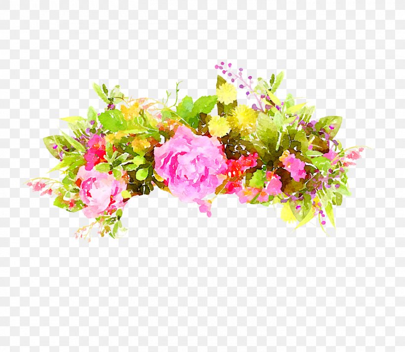 Watercolour Flowers Floral Design Watercolor Painting Clip Art, PNG, 1500x1303px, Flower, Art, Artificial Flower, Cut Flowers, Floral Design Download Free