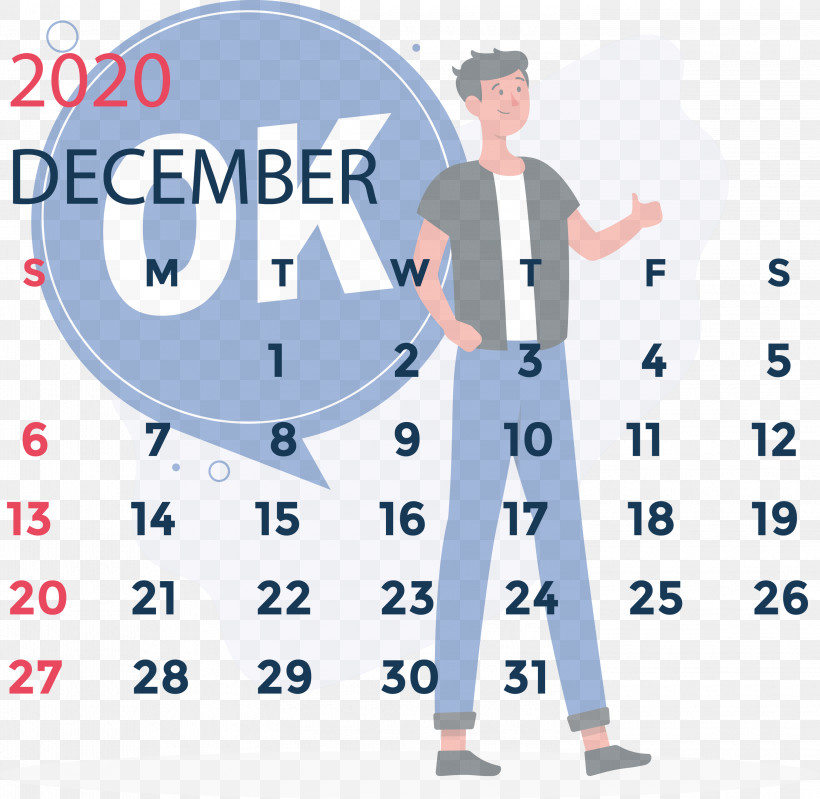 December 2020 Printable Calendar December 2020 Calendar, PNG, 3000x2925px, December 2020 Printable Calendar, December 2020 Calendar, Gesture, Logo, Sign Download Free