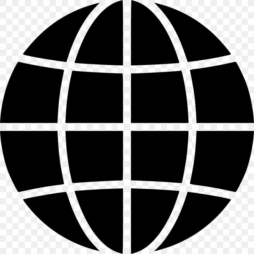 Globe Earth Symbol World, PNG, 980x980px, Globe, Ball, Black And White, Brand, Earth Download Free