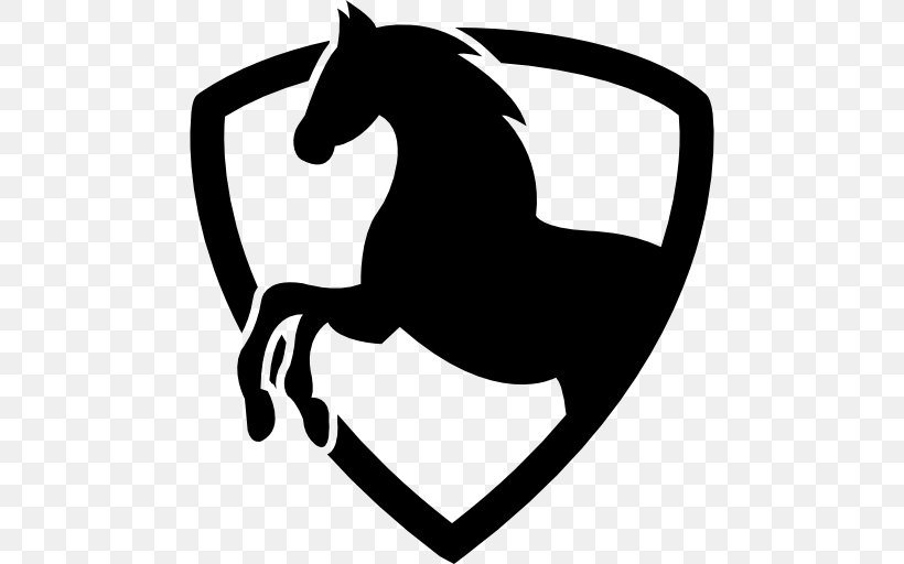 Horse Symbol Clip Art, PNG, 512x512px, Horse, Artwork, Black, Black And White, Bridle Download Free