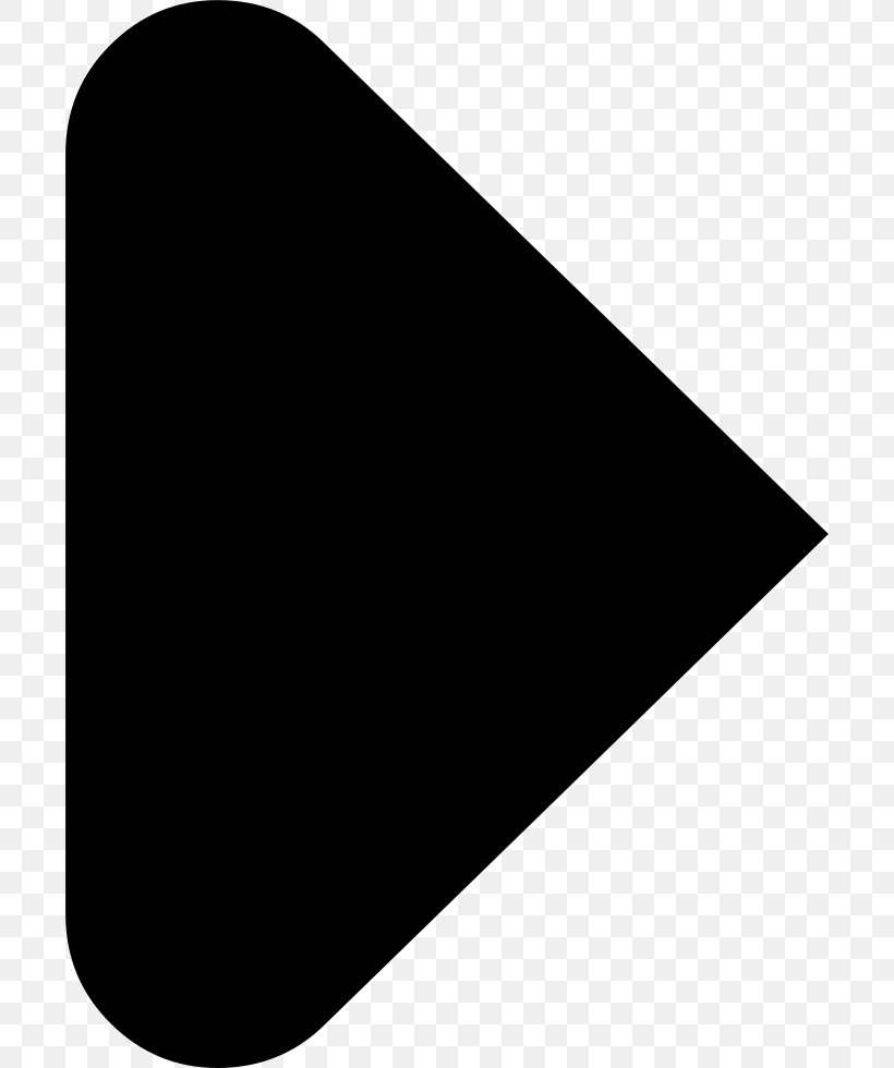 Right Triangle Arrow, PNG, 700x980px, Triangle, Black, Black And White, Button, Computer Accessory Download Free